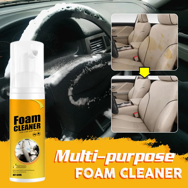 Multi-Purpose Foam Cleaner Spray for Stain Removal