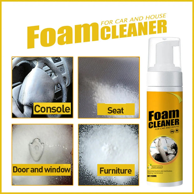 Multi-Purpose Foam Cleaner Spray for Stain Removal