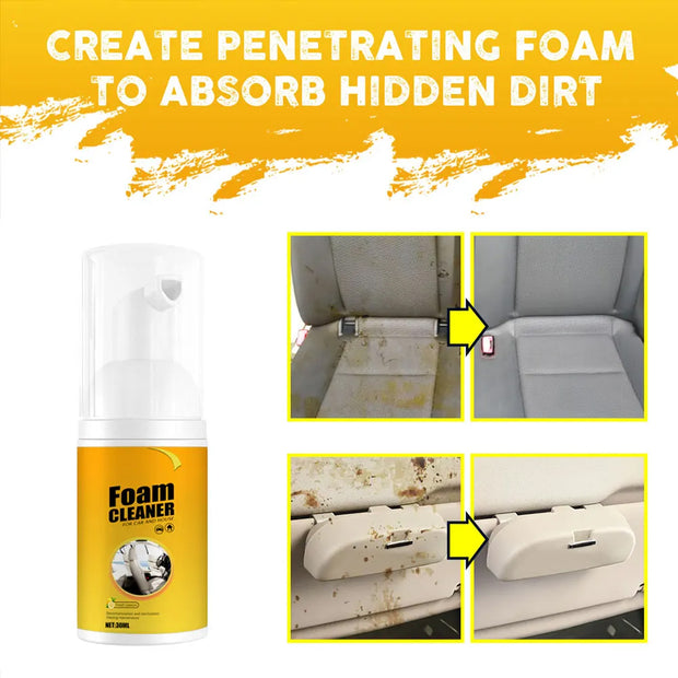 Multi-Purpose Foam Cleaner Spray for Stain Removal