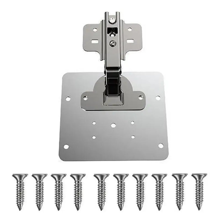 Stainless Steel Hinge Repair Plate Kit for Furniture