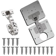 Stainless Steel Hinge Repair Plate Kit for Furniture