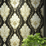 Luxury Damask Vinyl Wallpaper