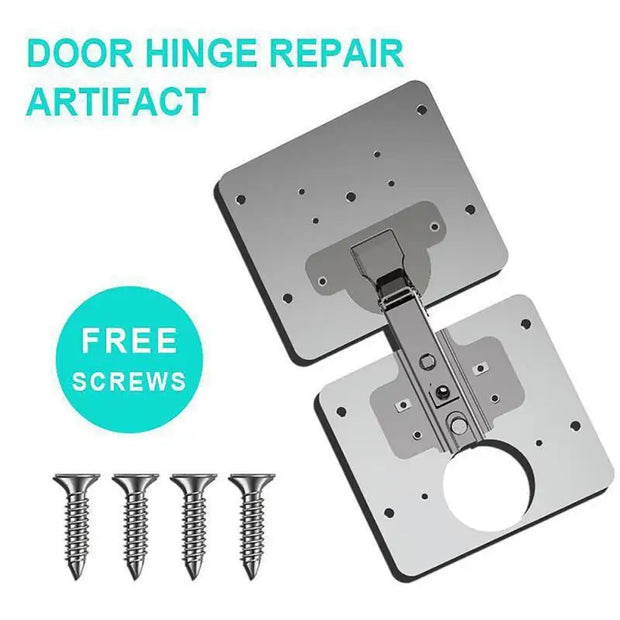 Stainless Steel Hinge Repair Plate Kit for Furniture