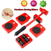 Heavy Furniture Mover Roller Set with Lifter Tool