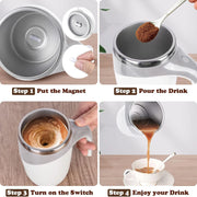 Electric Automatic Magnetic Coffee Stirring Mug