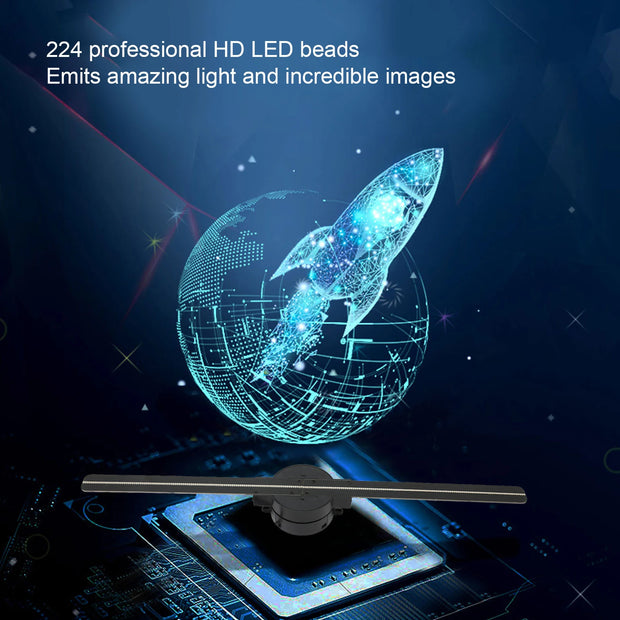 3D Hologram Fan WiFi Projector for Advertising