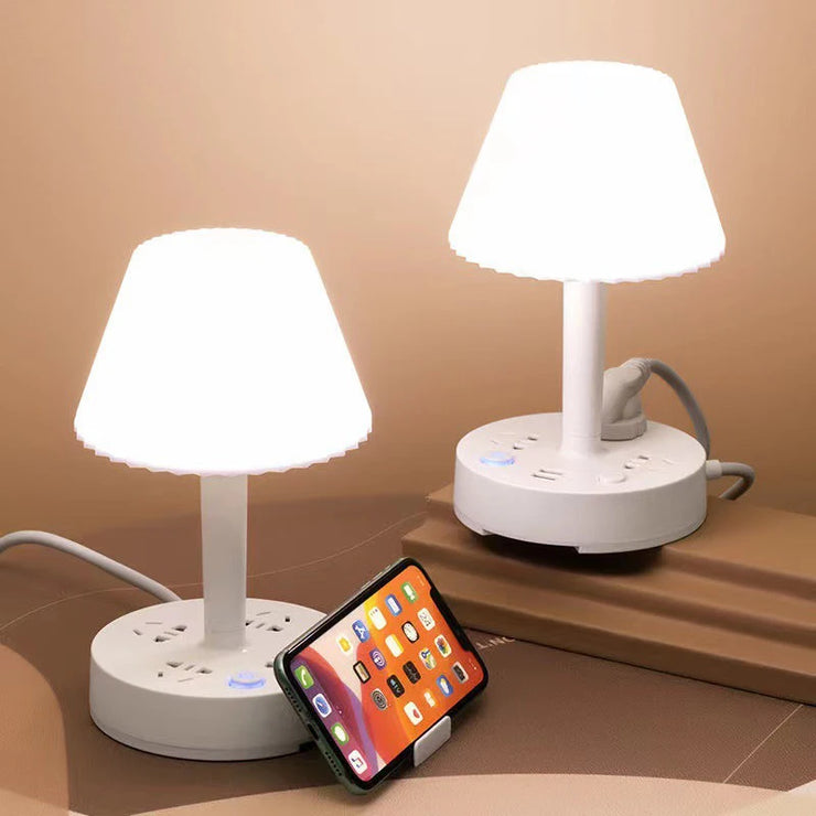 Multi-functional Desk Lamp with USB Ports & Phone Holder