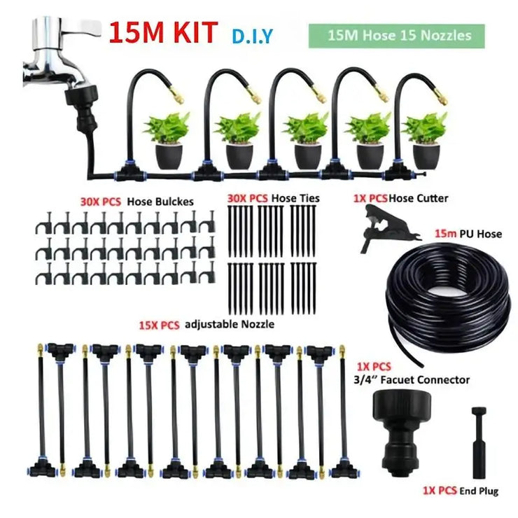 Flexible Spray Kit for Garden & Greenhouse Irrigation