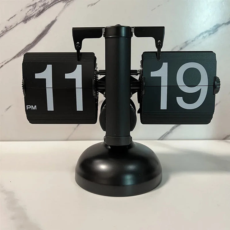 Modern Automatic Flip Down Clock - Retro Desktop Decor