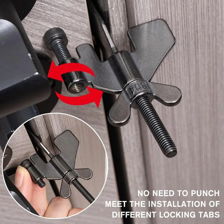 Portable Anti-Theft Door Lock for Travel & Home Safety