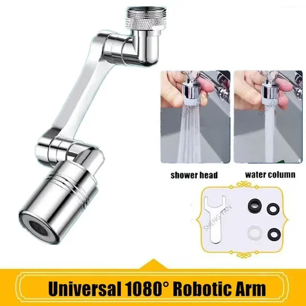 Rotating Faucet Extender – Splash-Proof Filter