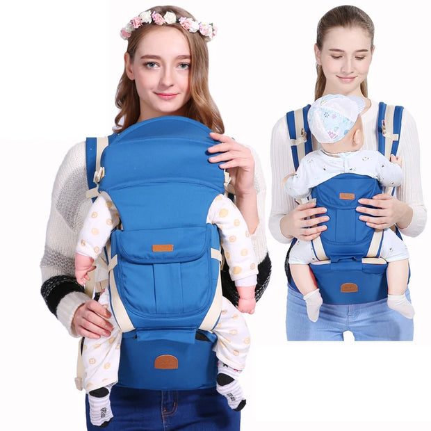 Ergonomic Baby Carrier Backpack with Hipseat for Travel