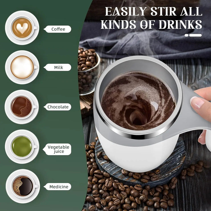 Electric Automatic Magnetic Coffee Stirring Mug