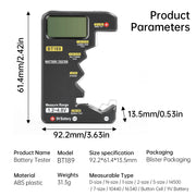 LCD Battery Tester Universal for AA, AAA, 9V & More