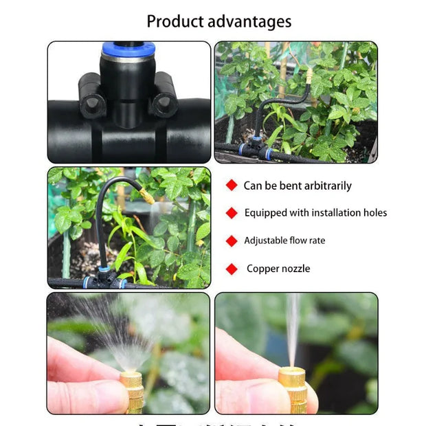 Flexible Spray Kit for Garden & Greenhouse Irrigation