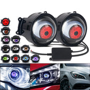 Dynamic LED Devil Eye Headlights – Car Modification Accessory