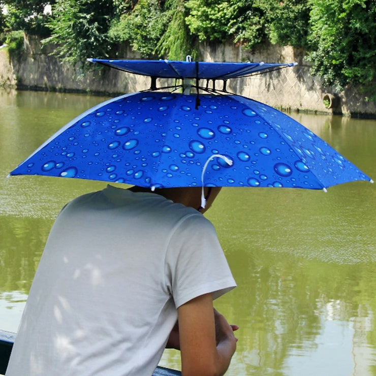 Lightweight Foldable UV Protection Fishing Umbrella Hat