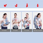 Ergonomic Baby Carrier Backpack with Hipseat for Travel