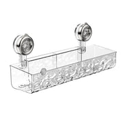 Ripple Suction Cup Wall-Mounted Bathroom Storage Rack