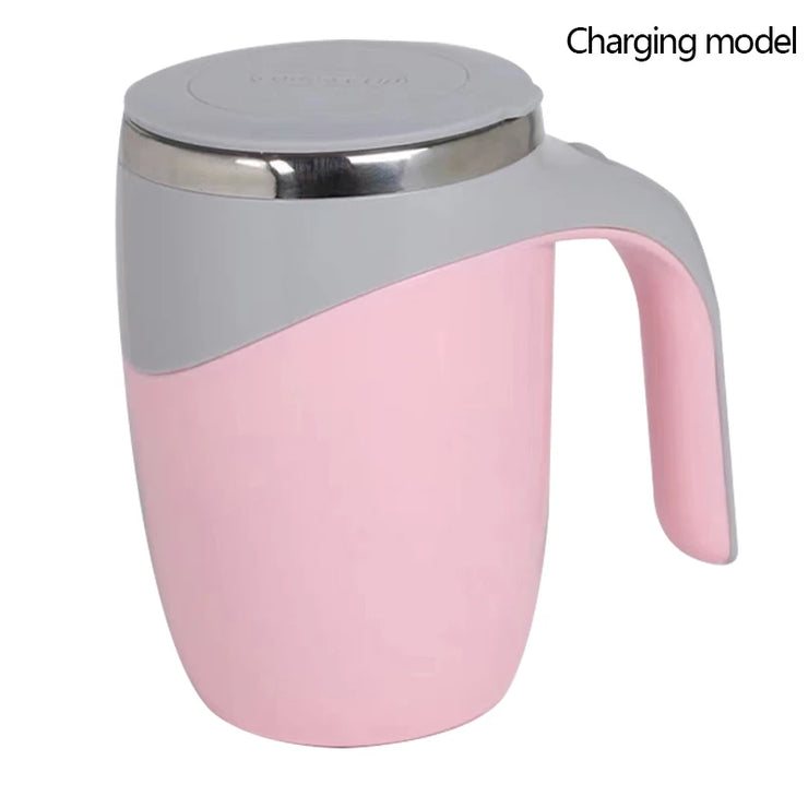 Portable Rechargeable Magnetic Self-Stirring Mug