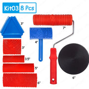 Rubber Wood Graining Tools Set