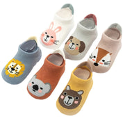 6 Pairs Anti-Slip Cotton Baby Socks