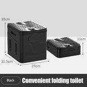 Portable Folding Car Toilet for Camping & Outdoor