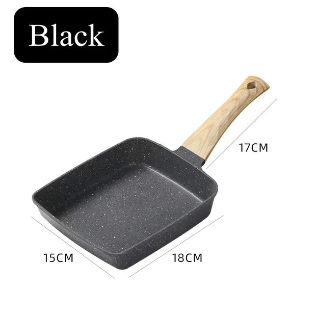 Non-Stick Tamagoyaki Frying Pan - Wave Bottom Omelette Pan