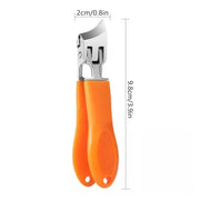 Wide Jaw Opening Anti-Splash Slanted Nail Clipper