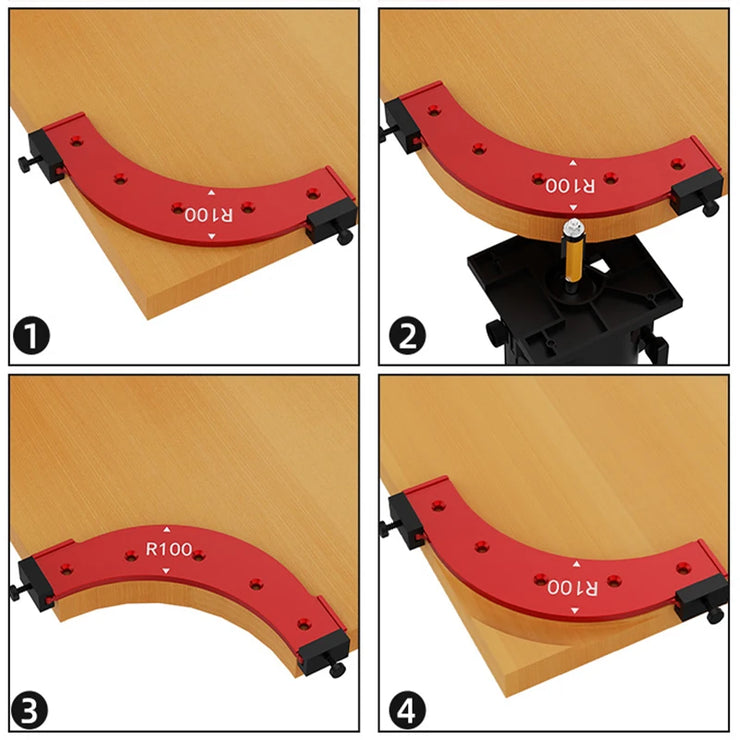 Radius Jig – Woodworking Corner Template Tool