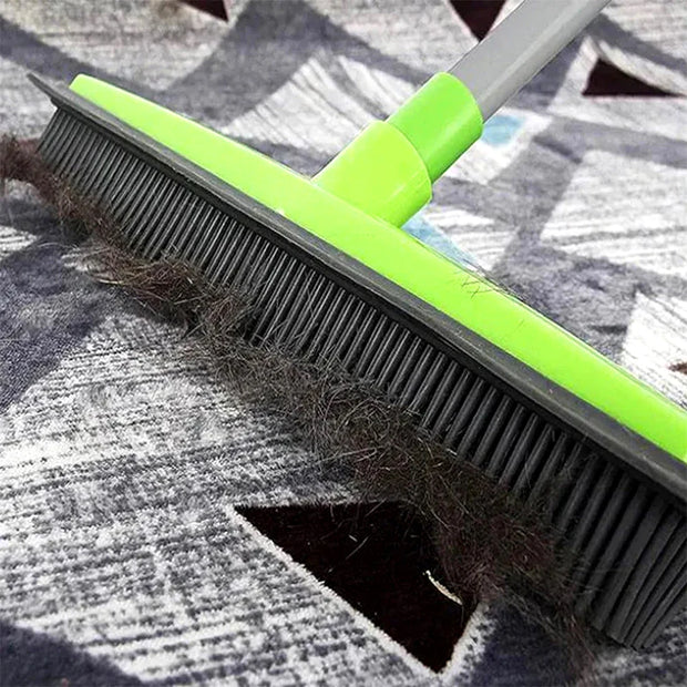 Adjustable Rubber Broom – Telescopic Pet Hair Remover