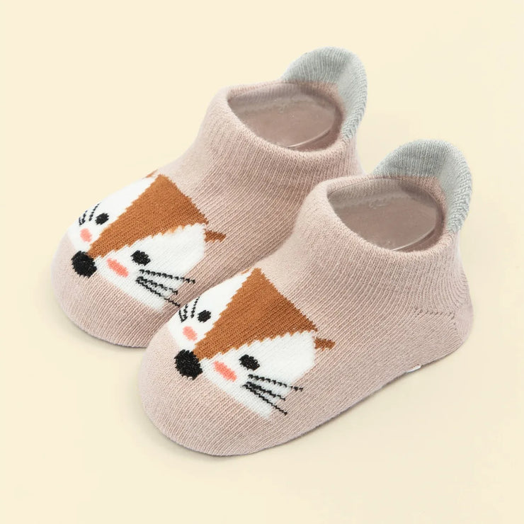 6 Pairs Anti-Slip Cotton Baby Socks