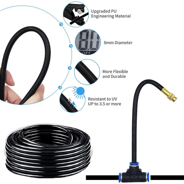 Flexible Spray Kit for Garden & Greenhouse Irrigation