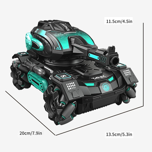 RC Spray Stunt Car Water Polo Tank