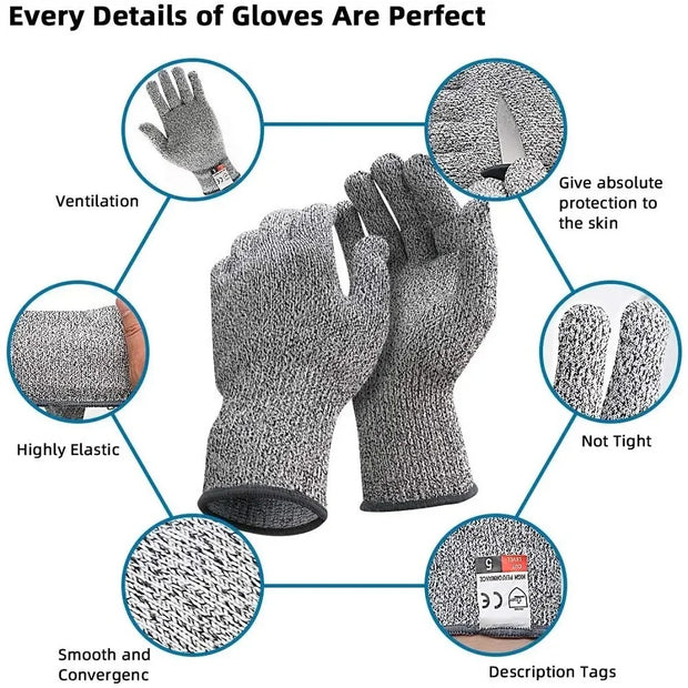 Level 5 Cut-Resistant Gloves – Safety for Kitchen & Industry