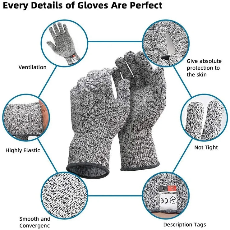 Level 5 Cut-Resistant Gloves – Safety for Kitchen & Industry