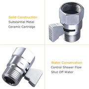 Brass Shower Flow Control & Pressure Regulator Valve