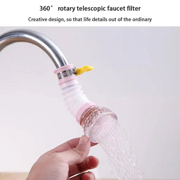 Adjustable Flexible Kitchen Faucet Tap Extender