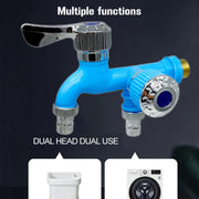 Wall-Mounted Dual Outlet Faucet for Garden & Home