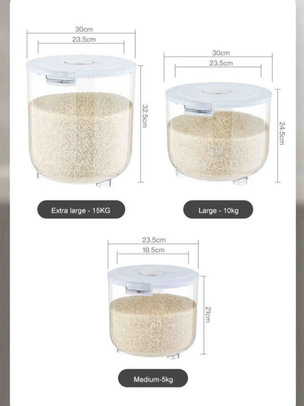 Thickened Moisture-Proof Rice Storage Bucket