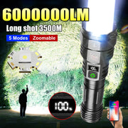 Super Bright Rechargeable LED Flashlight