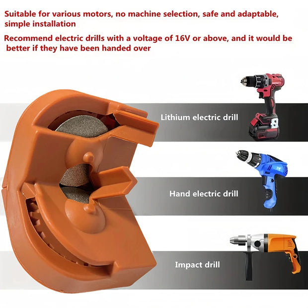 Multipurpose Electric Drill Bit & Knife Sharpener