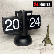 Modern Automatic Flip Down Clock - Retro Desktop Decor