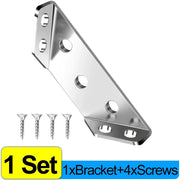 Stainless Steel Corner Brackets with Screws