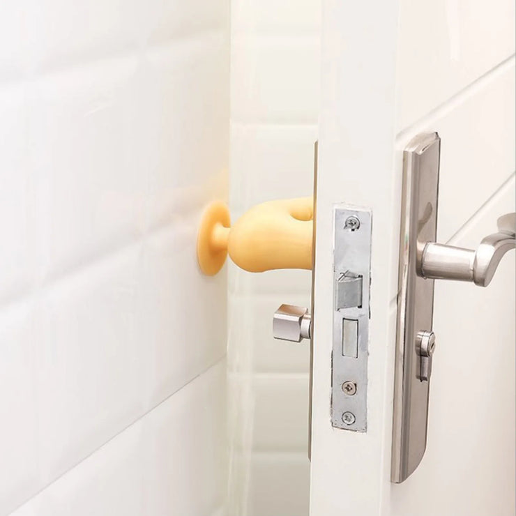 Reusable Silicone Door Handle Cover & Wall Protector