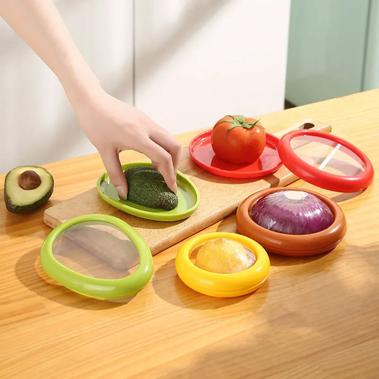 Silicone Fruit Storage Box - Reusable Crisper Container