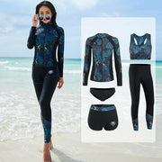 Long Sleeve Rash Guard & Long Pant Swimsuit Couples