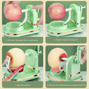 Manual Apple Peeler with Stainless Steel Blades