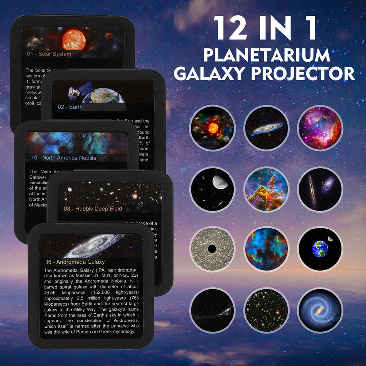 Nebula Star Projector – Galaxy Night Light & Remote