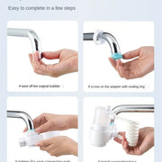 Sink Hose Sprayer with Faucet Extension - Replaceable Tap